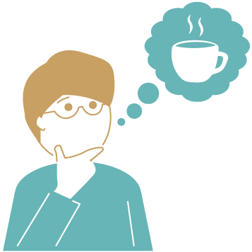 カフェを開こうと考えている様子